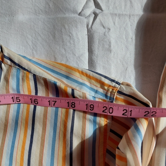 Vintage MONTERREY SHIRTS SHIRTMAKER made in Italy 100% Cotton striped Retro - Picture 6 of 14